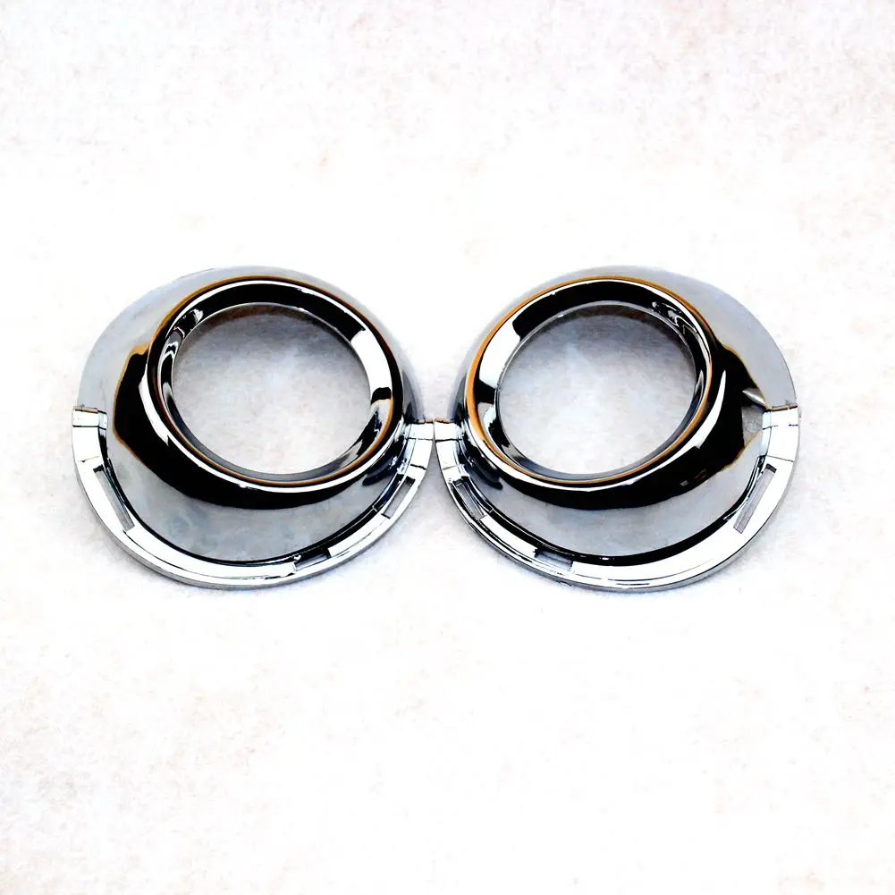 LARBLL пара Хром Передний левый и правый туман светильник Рамка светильника