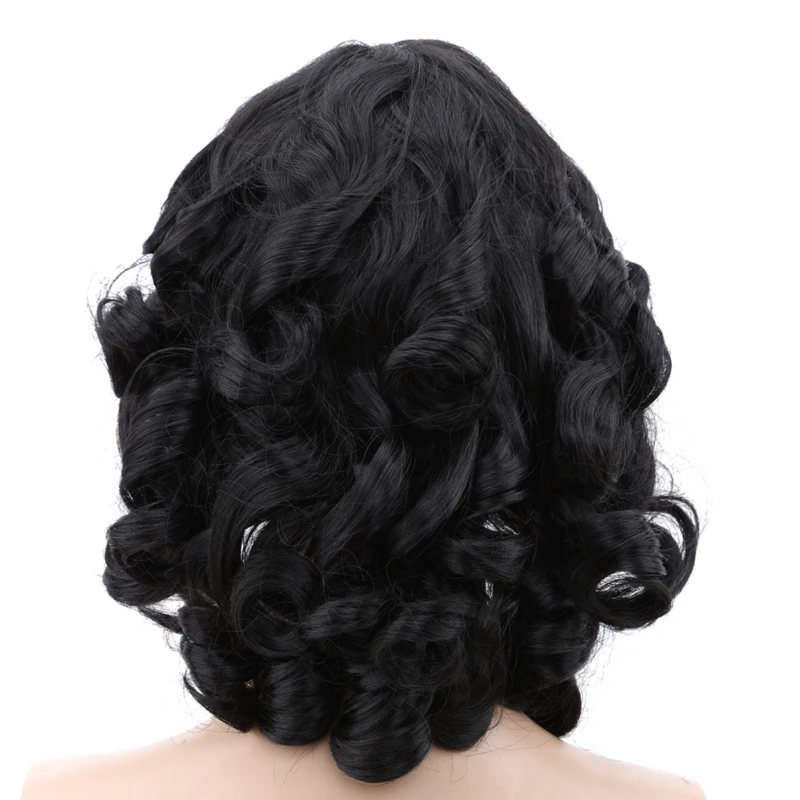 

Short Curly Lace Front Human Hair Wigs Explosive Shape With Baby Hair Brazilian Remy Hair For Women Pre-Plucked Wig