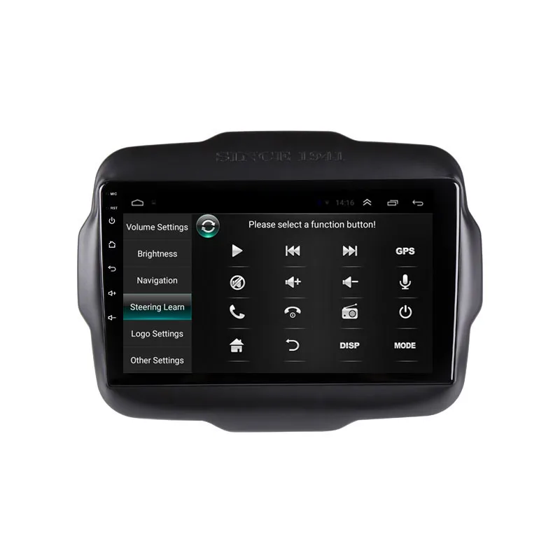" 2.5D ips Android 9,1 автомобильный DVD мультимедийный плеер gps для Jeep Renegade аудио автомобильный Радио DSP 32EQ навигация