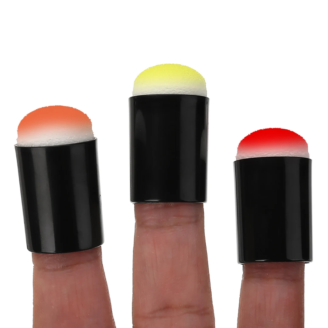 40 шт. губки для пальцев пенопластовые краски набор рисования губка Меловые