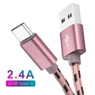 Кабель USB Type-C для быстрой зарядки, Сверхбыстрый зарядный кабель для Huawei P30, P20 Lite, Xiaomi Mi 8, 9, Samsung S10, S9, Note9