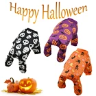 Одежда для собак, теплая одежда для Хэллоуина, собаки, черепа, женский костюм для домашних животных, пижама, флисовая смешная одежда для кошек и домашних животных