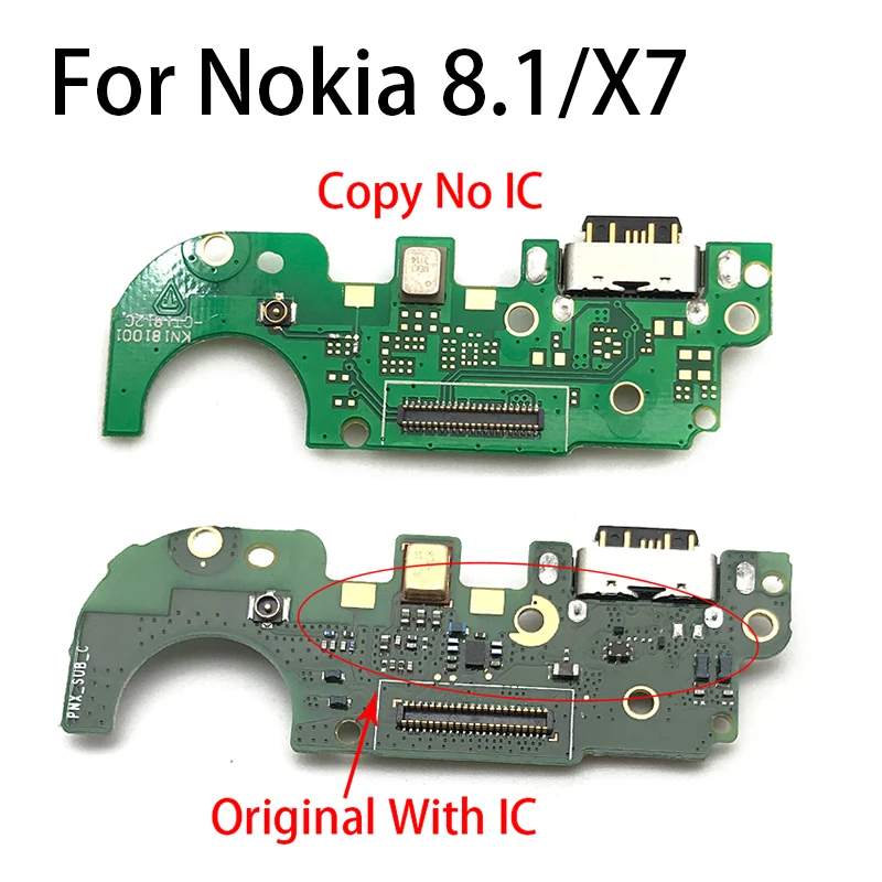 

Type-C USB Charging Port For Nokia 6 7 plus 5.1 6.1 7.1 8.1 Plus X5 X6 X7 5.3 3.2 Dock Connector Flex Cable Board Ribbon