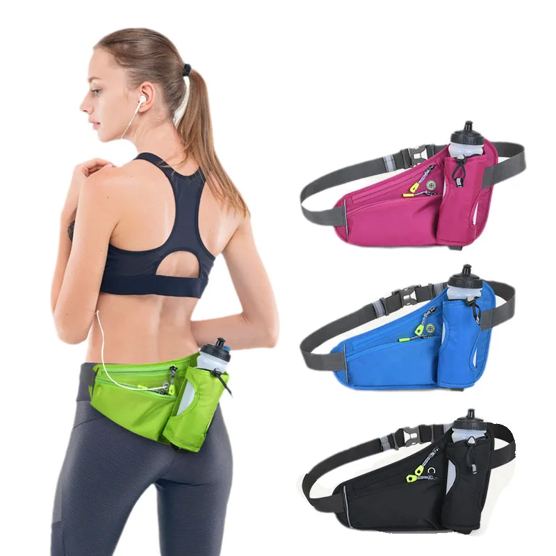 

Men Pockets Nylon Waterproof Fashion Close Body Bag Women Hiking Sports Bag Gym Outdoor Running Marathon Cycling Waist Packs