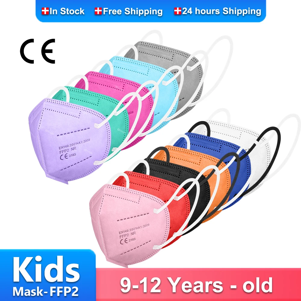 

Children FFP2 Mask 6-12 Years Old Mascarillas KN95 infantil FFP2Mask niños Mascarillas FPP2 Homologada Masuqe enfant KN95 Kids