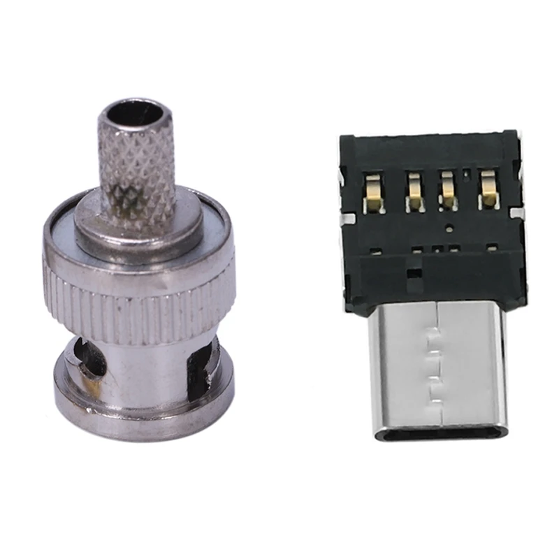 

Коаксиальный разъем BNC Male RG59, 10 шт., адаптер и 5 шт. Ultra Mini Type-C стандарта USB 2,0 OTG
