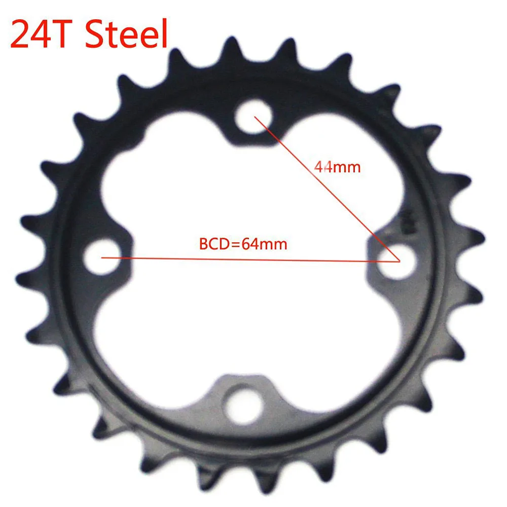 MTB кольцо цепи велосипеда цепь для SHIMANO SRAM Универсальный шатун 22 T/24 T/26 T/32 T/38 T/42 T/44 T 104BCD 64BCD велосипедная звездочка