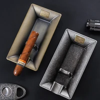 bronze metal gadgets cigar ashtray cigarette ashtrays tobacco ash tray portable cigar holder for cohiba cigar jf073