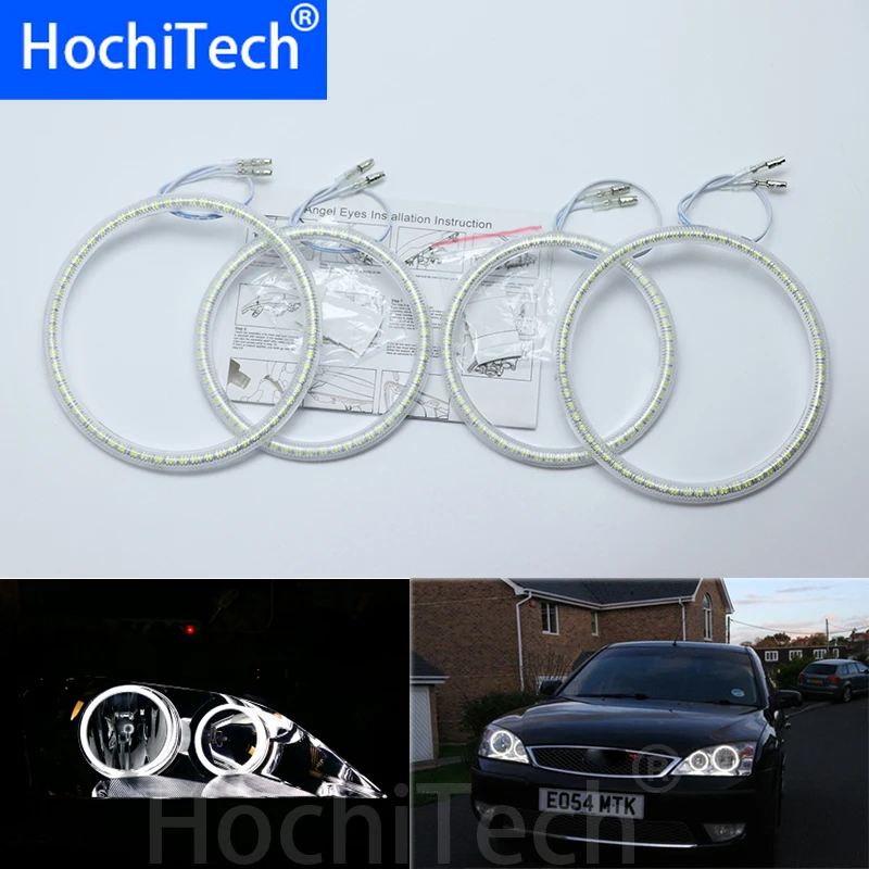 

Ultra bright SMD white LED angel eyes halo ring kit daytime running light DRL For FORD Mondeo MK3 2001-2007 Car Styling
