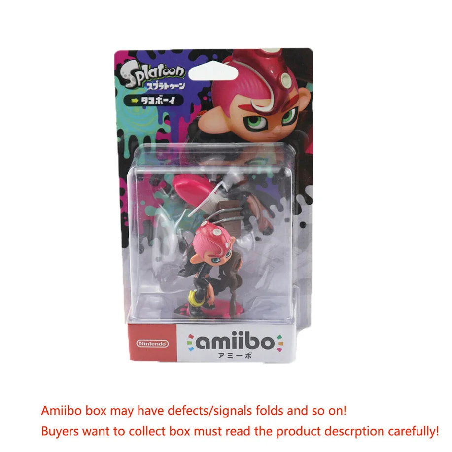 Amiibo Splatoon2 фигурки чернильный мальчик девочка кальмар жемчужина пристани для NS