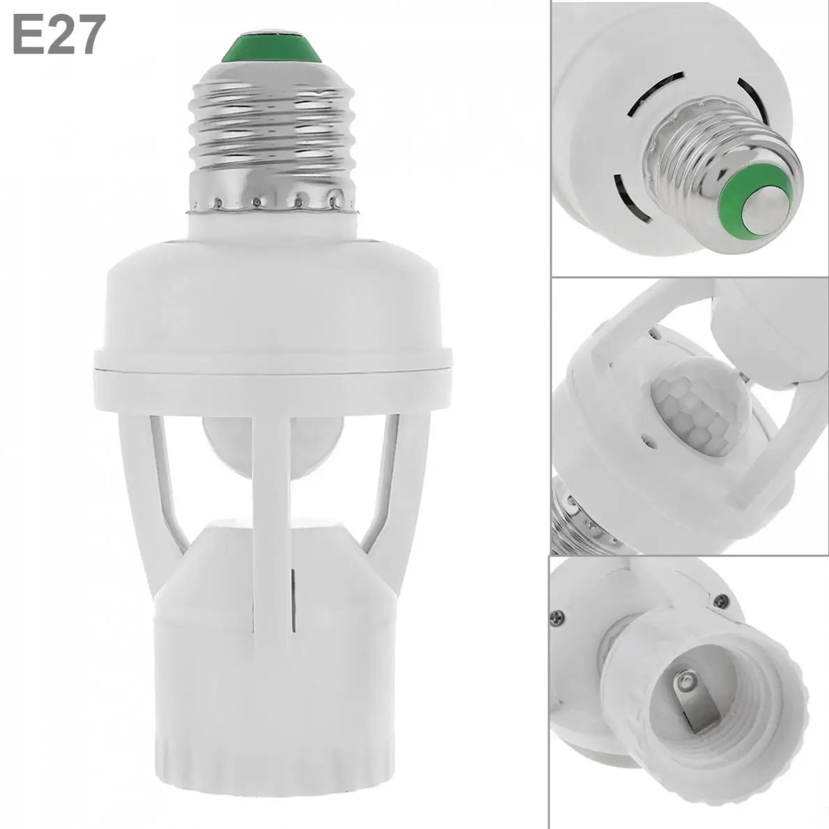 Светодиодный светильник E27 с инфракрасным датчиком движения на 360 градусов 110 240 в