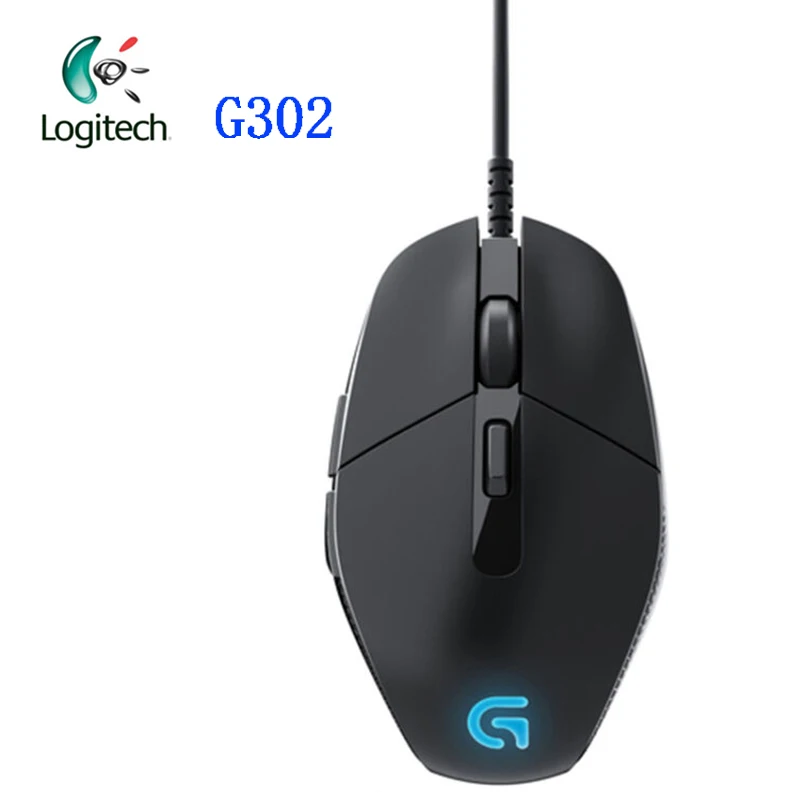 Мышь Logitech G302 Проводная игровая с подсветильник кой Windows 10/8/7 4000DPI | Компьютеры и
