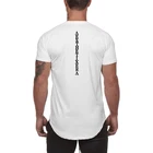 Мужские быстросохнущие футболки с коротким рукавом для бега из сетчатого материала, облегающие футболки для бега, спортивные мужские футболки для занятий фитнесом, футболки для занятий спортом