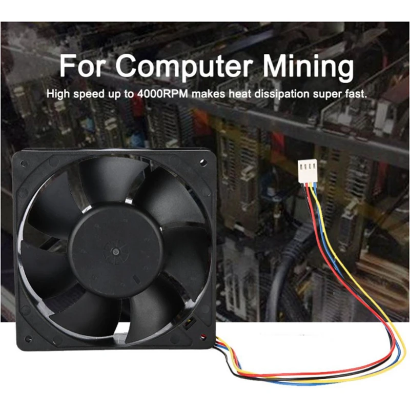 

Cooling Fan Replacement Heat Sink Fan For Antminer Bitmain NK-Shopping