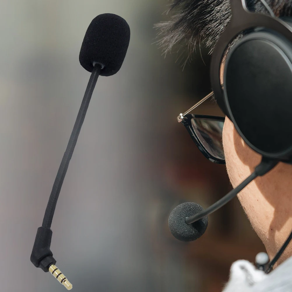 

Replacement Game Mic 3.5mm Jack Microphone for Kingston HyperX Cloud Flight/Flight S Wireless Gaming Headset Mic