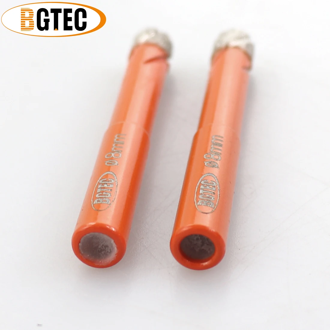 BGTEC 2 шт Круглый хвостовик 8 мм сухие сверла вакуумные пайки Алмазные для