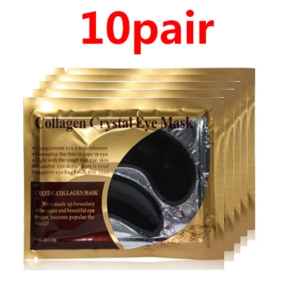 10pair style 5 10 пар, 24 к Золотая сыворотка, коллагеновая маска для глаз, маска для лица, против старения, против морщин, удаляет темные круги, мешки для глаз, гель, коллагеновая повязка на глаза - Цвет: 10pair style 5