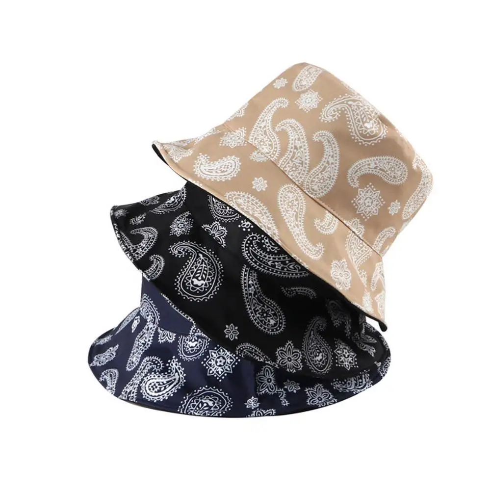 

Women Paisley Cashew Print Double Sided Reversible Sun Hat Folding Bucket Cap Sun Hat Bucket Cap Bucket Cap Sun Hat Bucket Cap