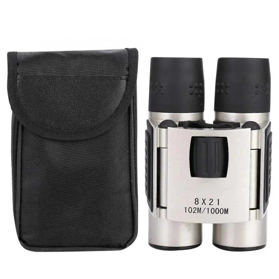Карманный бинокль 8x21 портативный телескоп высокого разрешения для спорта на