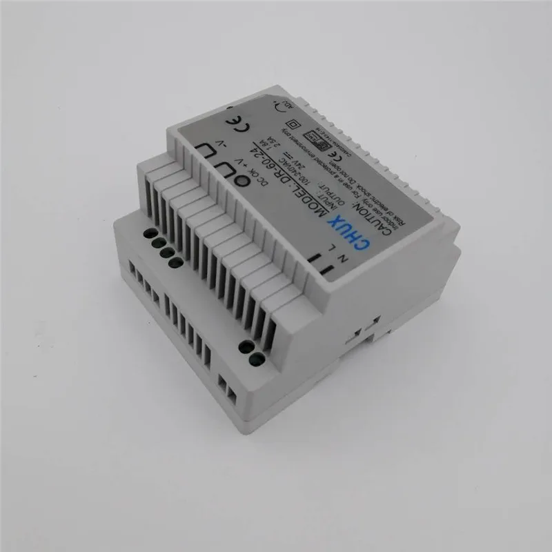 Импульсный источник питания 60W 5v 12V 15v 24V 5a 2.5a 12a одиночный выход AC к DC din-рейку типа
