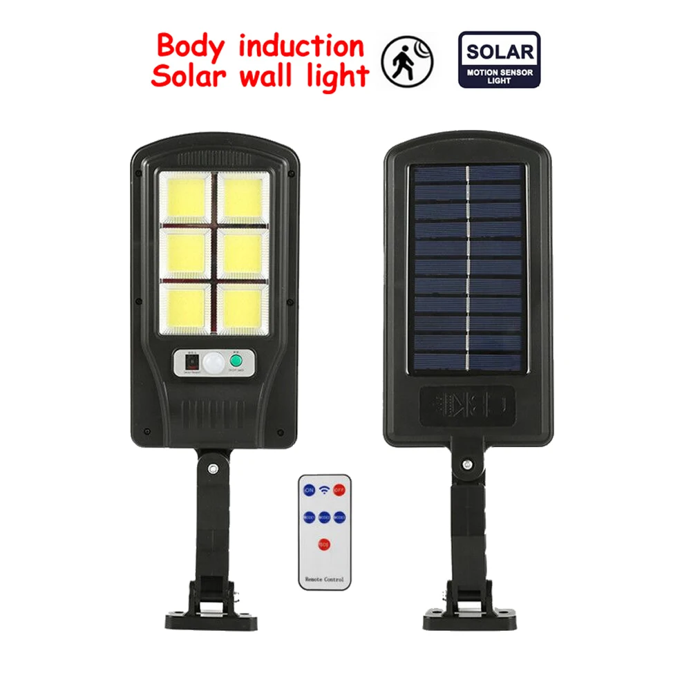 

2pcs Solar Wall Lights 120 LED Bright Security Light Motion Sensor Night Emergency Waterproof Outdoor Solar Light 3 modes emerge