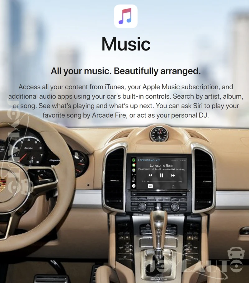 Joyeauto OEM беспроводной Apple CarPlay для Porsche PCM 3,1 Android Авто Cayenne Macan Cayman Panamera Boxster 718 991 911 автомобильный игровой