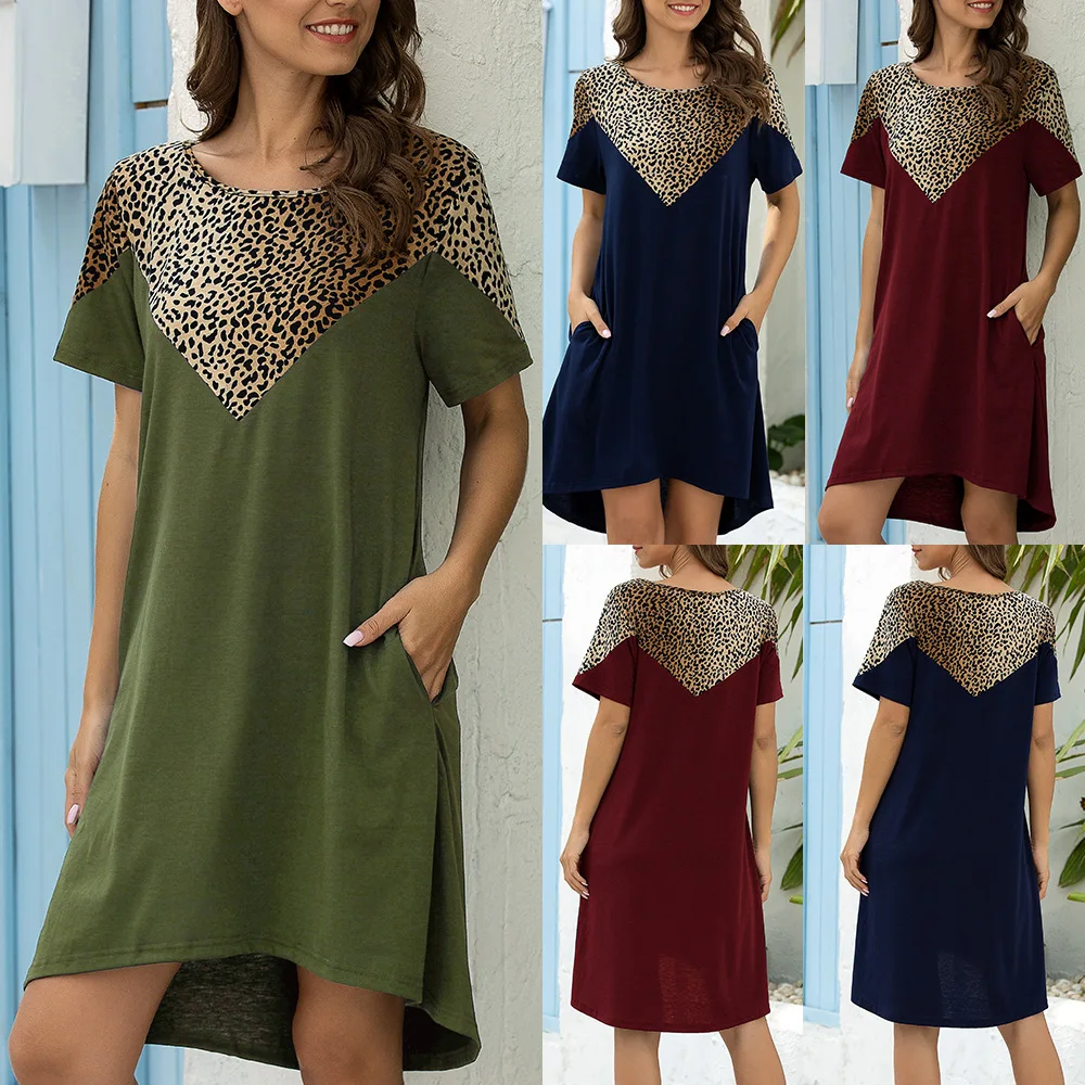 

Summer Dresses Women 2021 Ladies Loose Colorful New Clothes Outside Casual Sundresses Midi Dress