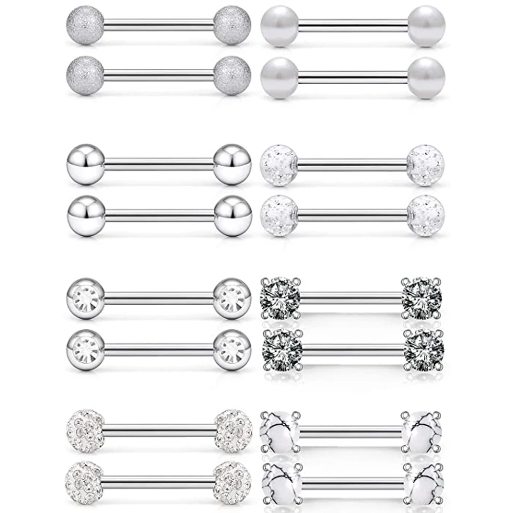 

2 шт., кольца для сосков, из нержавеющей стали