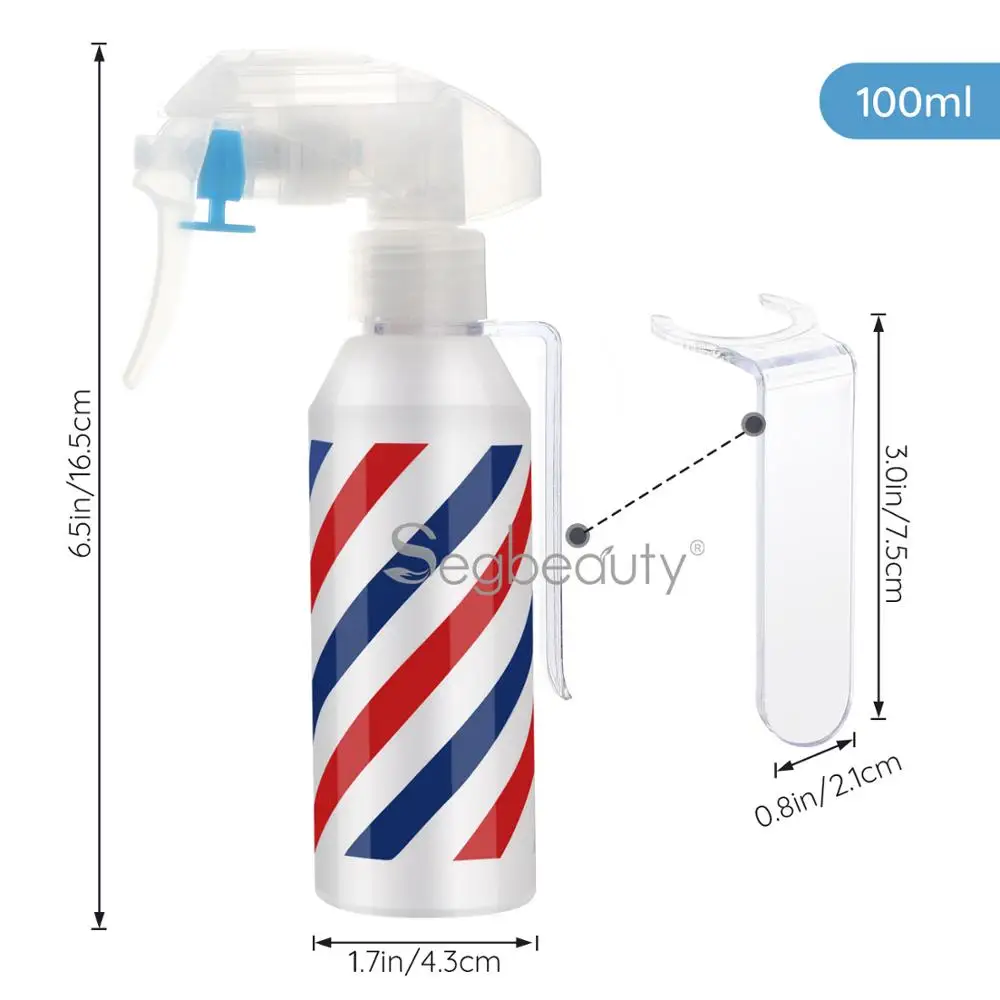 

Segbeauty 2 Pack Mist Spray Empty Bottle 120ml Salon Hairdressing Mist Water Sprayer Barber Styling Sprays Tool Plants Caring