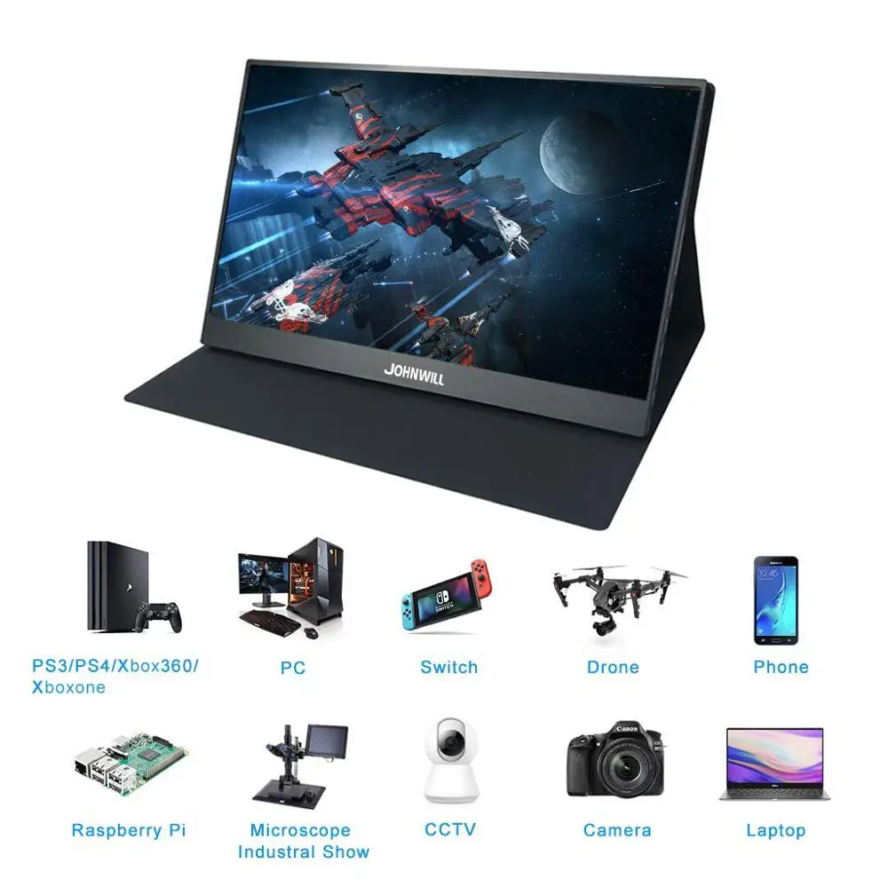 15 6 дюймовый сенсорный экран HDMI 1080P портативный дисплей для ноутбука Samsung DEX Phone XBOX