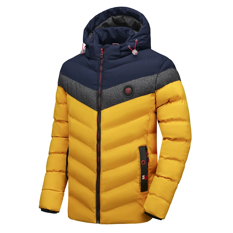 

Мужская теплая и толстая водонепроницаемая куртка, парка, пальто, Новое мужское повседневное осеннее пальто, ветрозащитная шапка, парка, па...