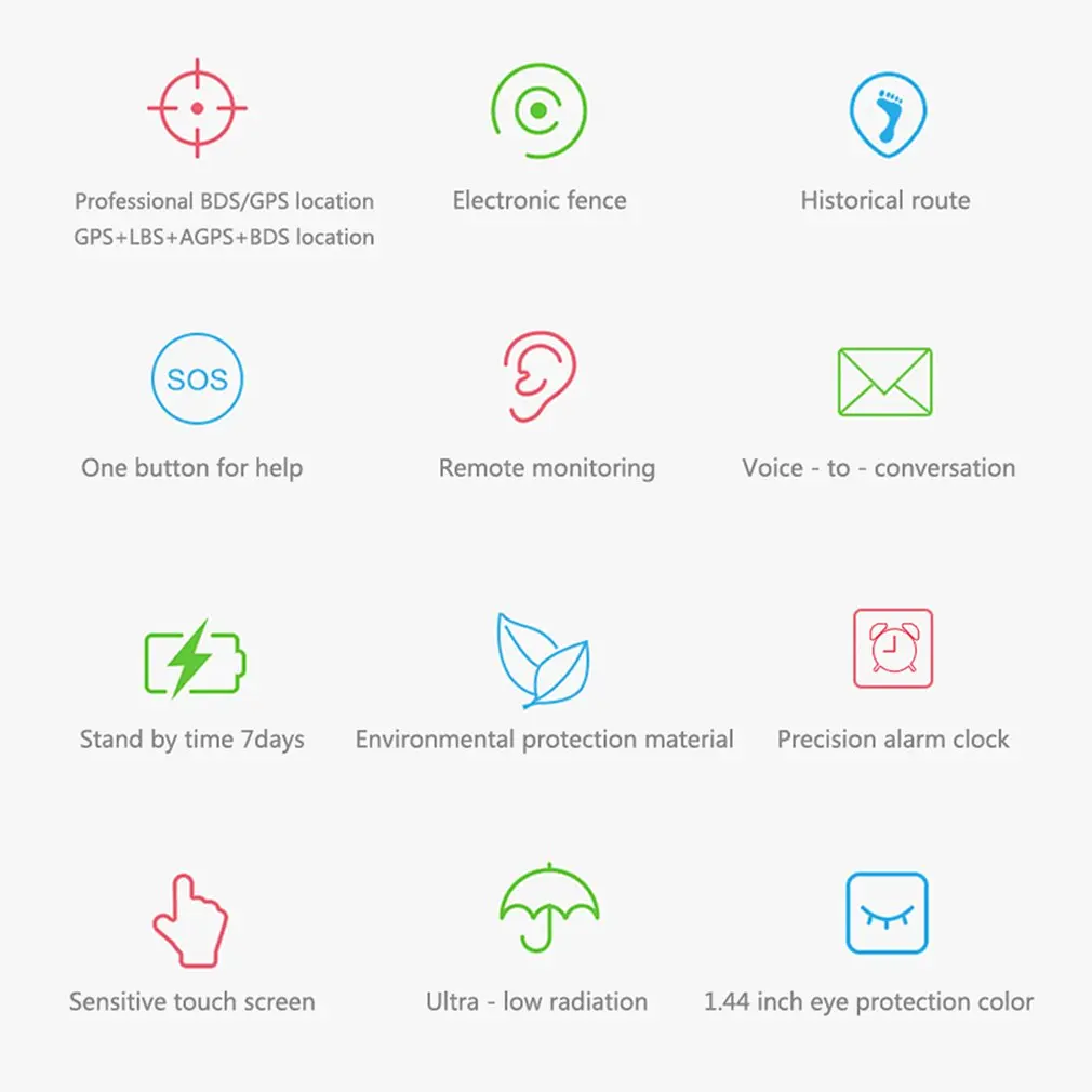 Детские умные часы с функцией телефонной связи многофункциональные сенсорным