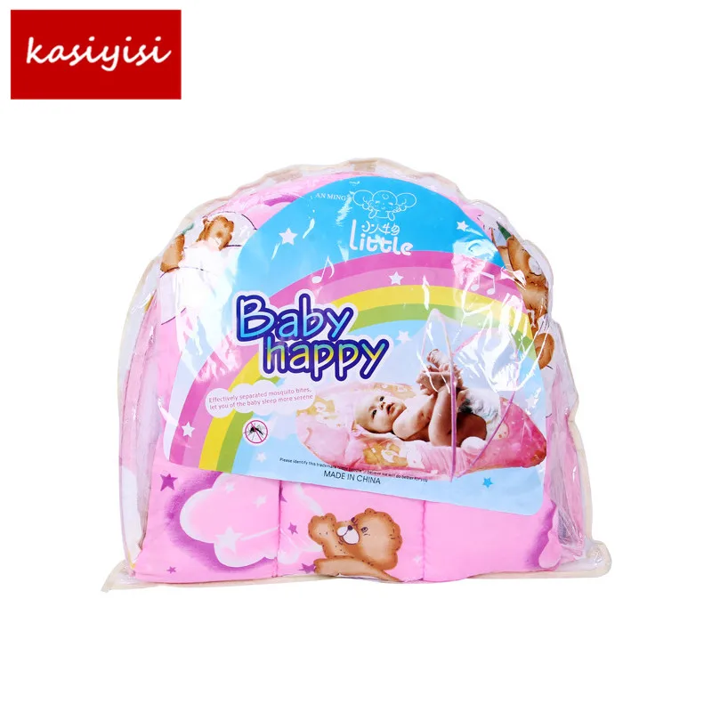 Baby Bed Nets Folding Mosquito Infants Young Children Sleeping Pad Pillow Bedspread Net Cartoon Cotton | Мать и ребенок