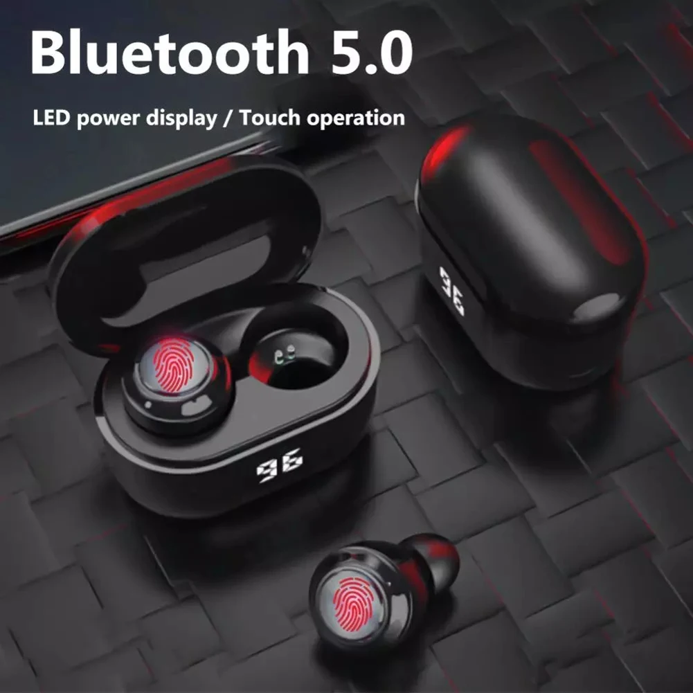 

New Mini Wireless Bluetooth 5.0 Earphone Smart Touch Digital Sprot Waterproof Headset Wireless Earbuds for Sports Earbuds Gaming