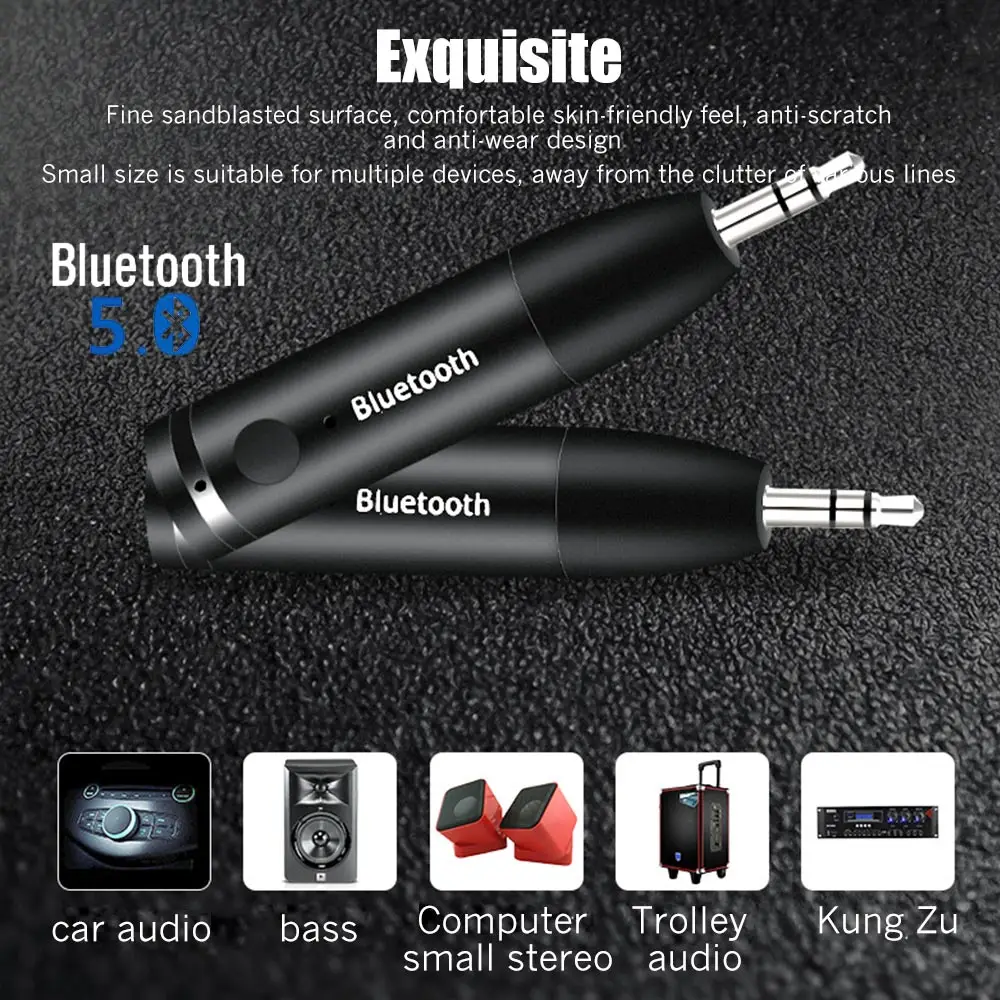 3 5 мм приемник Bluetooth беспроводной Aux 0 адаптер Handsfree стерео аудио музыкальный для