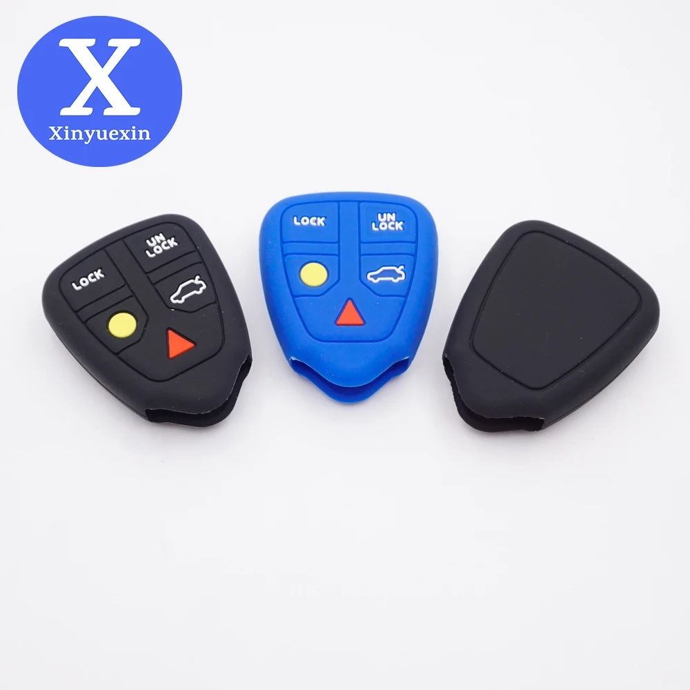 

Xinyuexin Silicone Rubber Protect Skin Set Cover Case Key Fob For VOLVO XC70 XC90 S40 S60 S70 S80 S90 V40 V70 V90 C70 5 Buttons