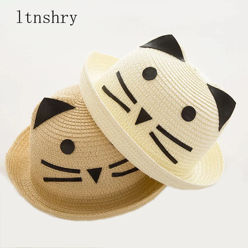 Милые летние детские шляпы от солнца для девочек пляжная шляпа Повседневная