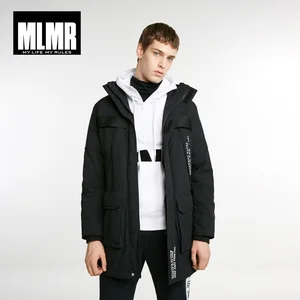 JackJones Мужская Зимняя парка средней длины пальто теплые стеганые куртки пальто уличная одежда 218409512