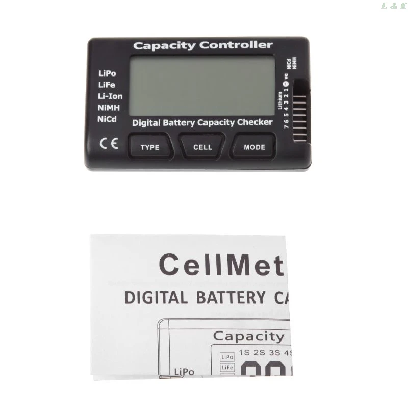 Цифровой аккумулятор Checker RC CellMeter 7 для LiPo LiFe Li-Ion NiMH Nicd M10 Прямая поставка |