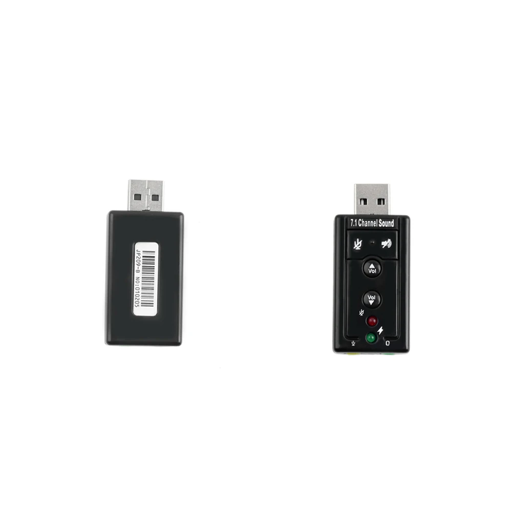 Звуковая карта 7.1 внешняя звуковая с разъемом USB и выходами 3 5 мм для наушников