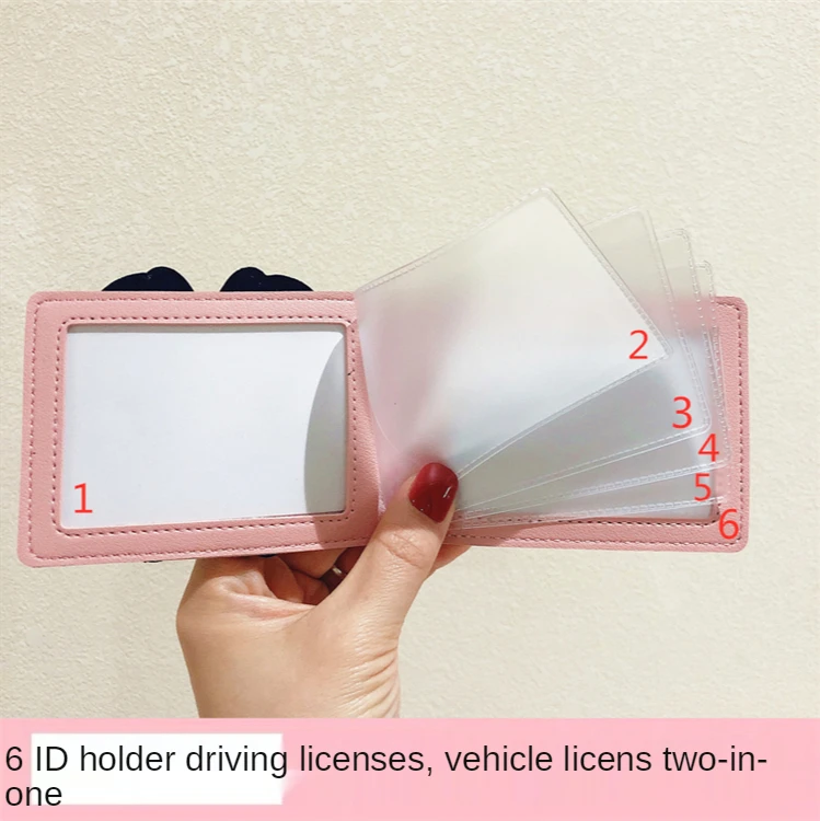 

Disney Marvel Captain America Cute Motor Vehicle Driving License Holster Cartoon ID Cover Multi-Card Driver License Cover