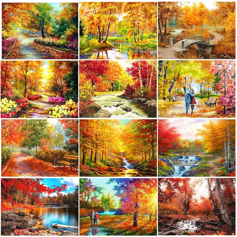 Алмазная краска осень листья 5D алмазная ing мозаика вышивка набор полное