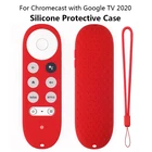 Силиконовый чехол для пульта дистанционного управления Chromecast с голосовым управлением Google TV, силиконовый чехол для Chromecast, Прямая поставка