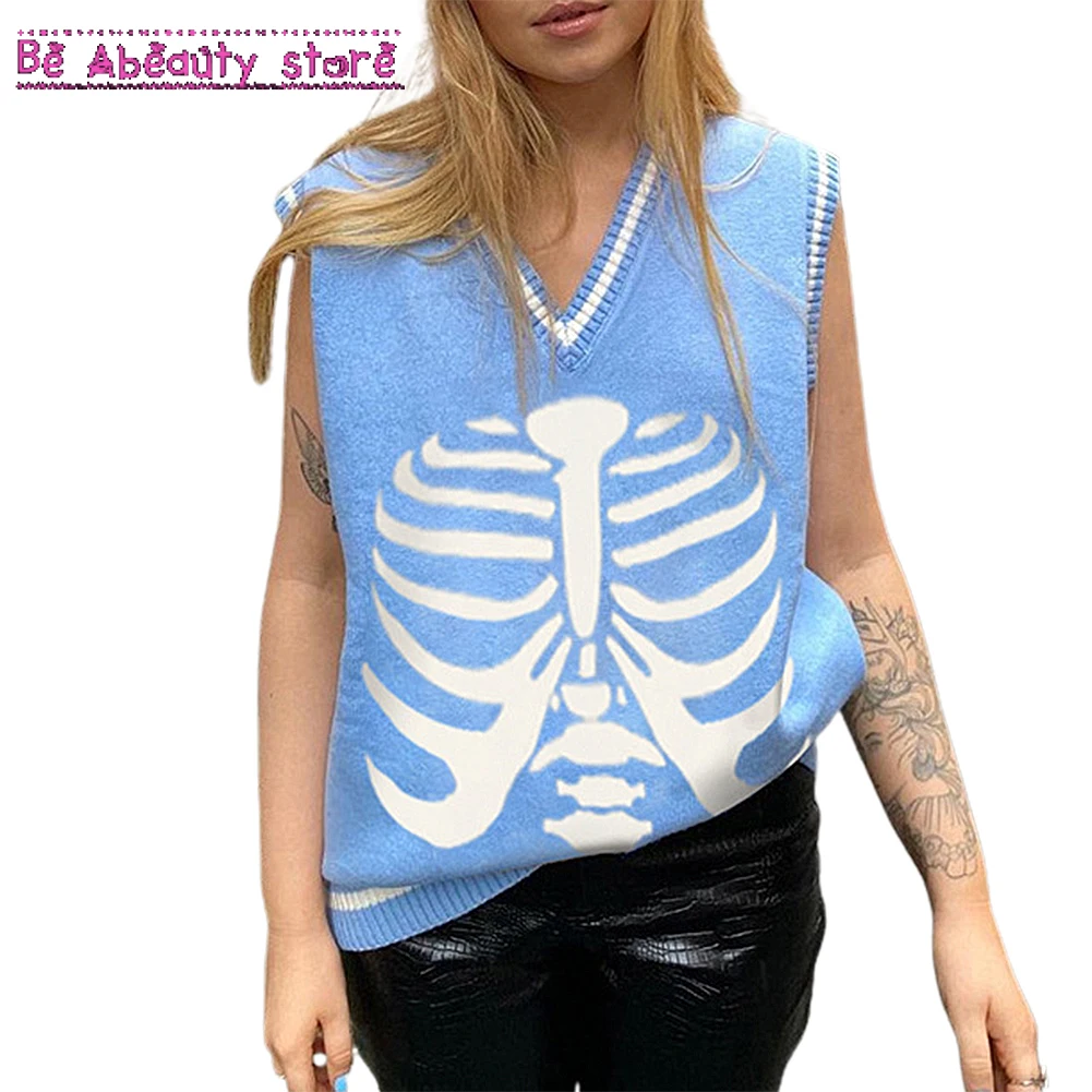 

Свитер женский вязаный, Осень-зима, с V-образным вырезом