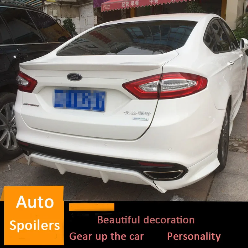 Для Ford Mondeo спойлер 2013/2014/2015/2016/2017 высокое качество абс материал заднее крыло