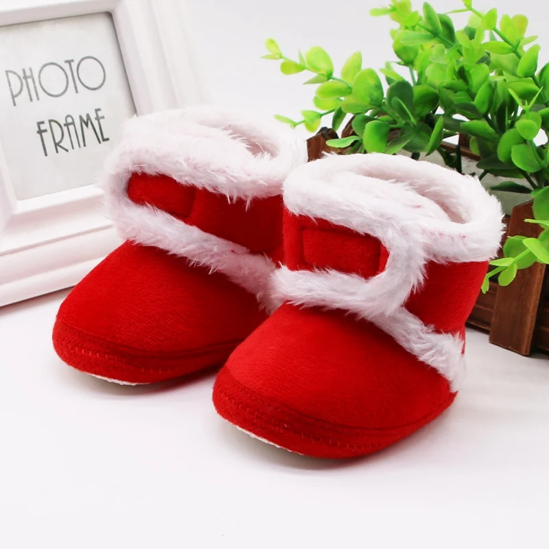 

2020 Hot Winter Baby Boy Girl Cotton Boots Casual Shoes First Walkers Newborn Cute Non-slip Soft Sole Shoe Warm