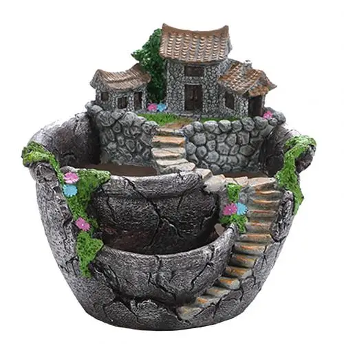 

Горшок для суккулентов из смолы