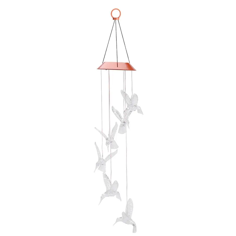 Уличная Светодиодная лампа на солнечной батарее в виде птицы