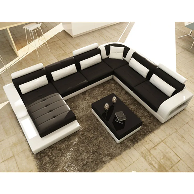 Современный дизайн угловой диван U-образной формы секционный | Мебель