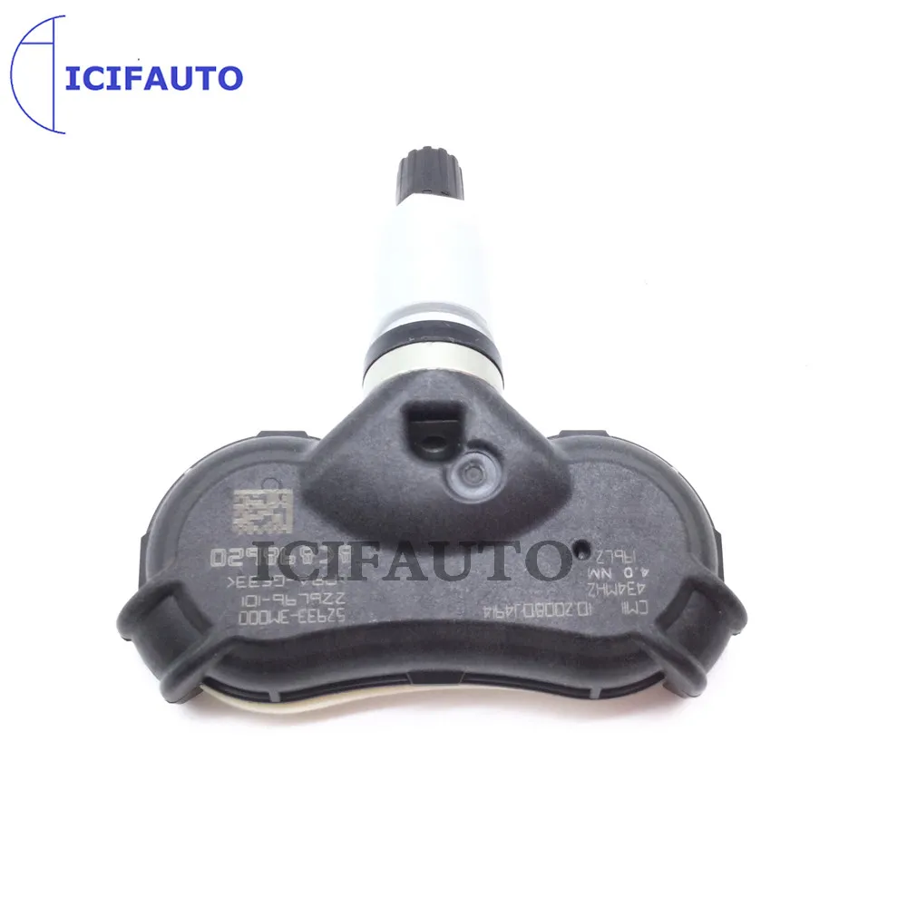 TPMS для Kia Rio Sportage Hyundai IX35 Elantra Accent 434 МГц с шиномонтажными гайками типа 52933 3M000